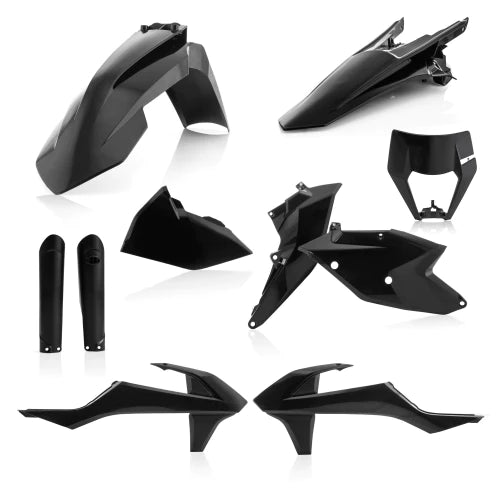 Acerbis Full Plastic Kit - KTM EXC 250/300 2017 | EXC 250/300 TPI 2018-2019 | EXC-F 250/350/450/500 2017-2019 | EXC-F 520/525 2017-2018 | XC-W 125 2017-2019 | XC-W 150/250/300 TPI 2019