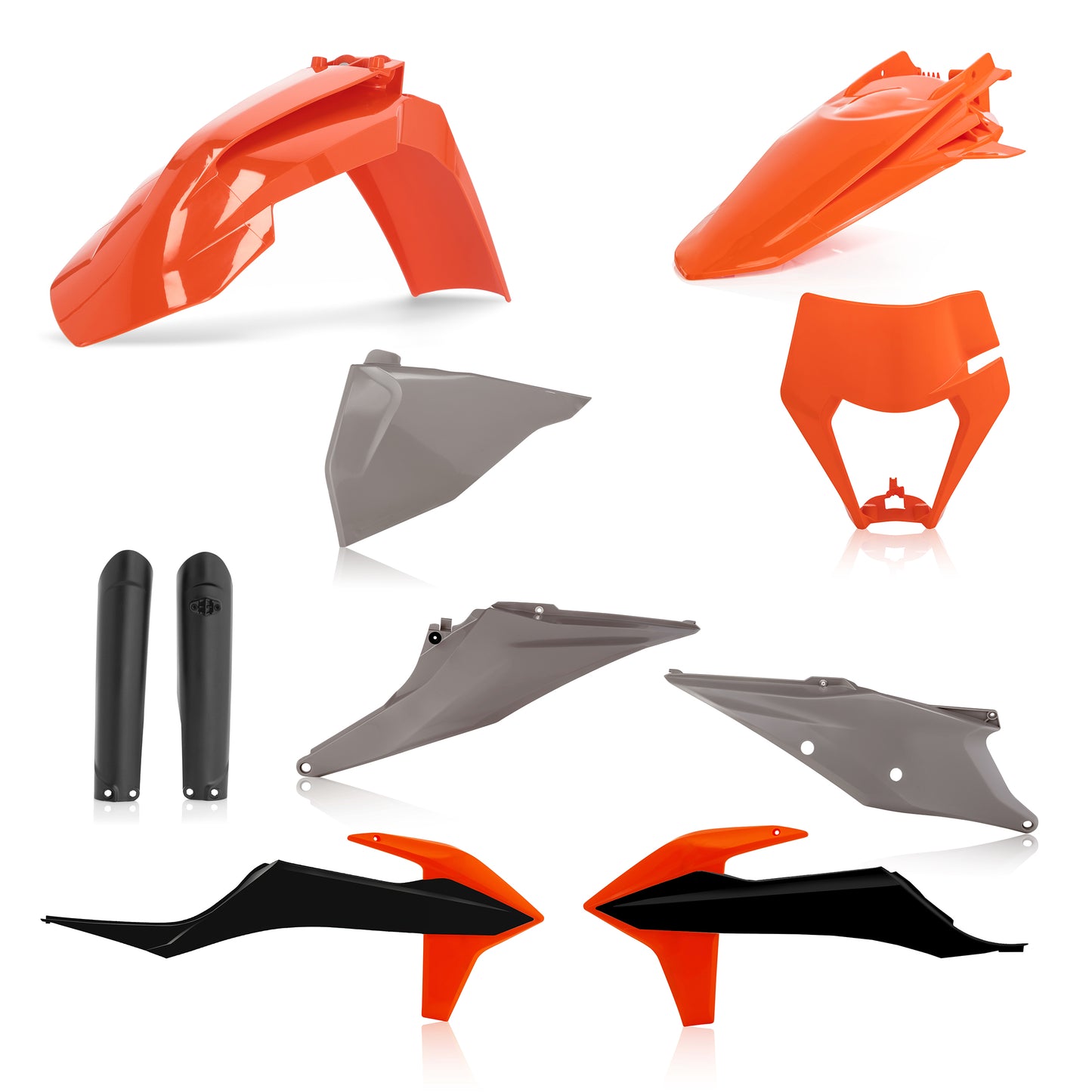 Acerbis Full Plastic Kit - KTM EXC 150/250/300 TPI 2020-2023 | EXC 250/300 TPI 2020-2023 | EXC-F 250/350/450/500 2020-2023 | XC-W 250/300 TPI 2020-2023 | XCF-W 350 2020-2023 | XCF-W 450 2023