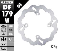 Galfer Rear Brake Disc - Kawasaki