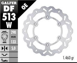 Galfer Rear Disc Brake - Yamaha