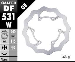 Galfer Rear Disc Brake - Yamaha