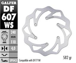 Galfer Rear Brake Disc - KTM