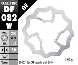 Galfer Front Brake Disc - Honda