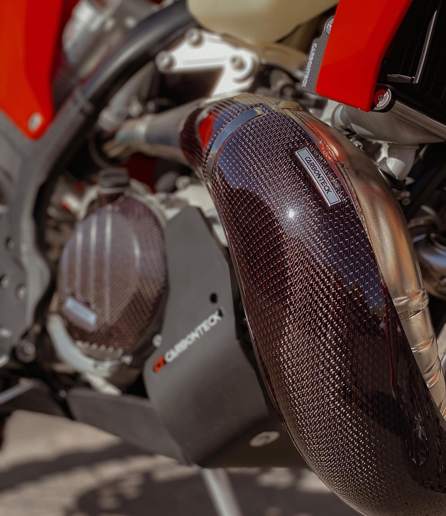 Carbon Exhaust Guard