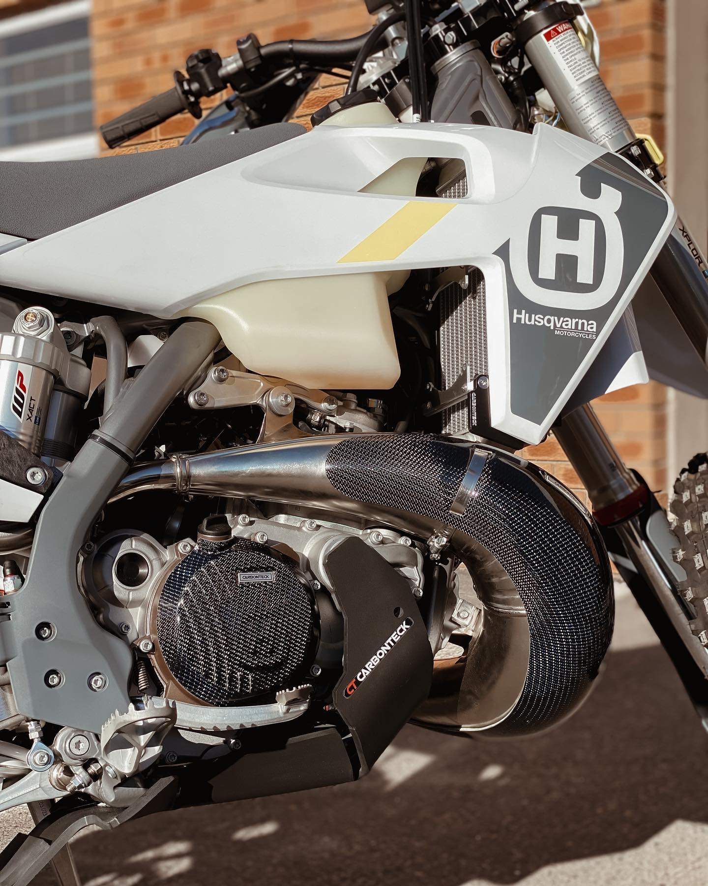Carbon Exhaust Guard