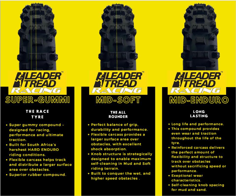 Leader Tread Rear Tyres